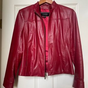 Wilson Retro Red Leather Jacket